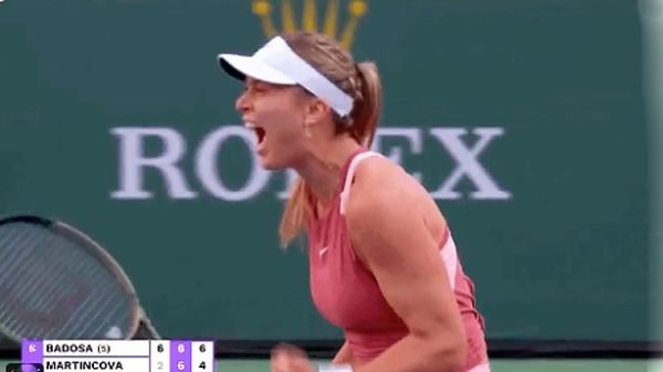 Paula Badosa peleó con todas sus armas. (Foto: @BNPPARIBASOPEN)