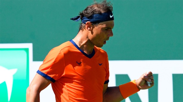 18 victorias consecutivas en un 2022 con un comienzo bestial de Rafa. (Foto:@BNPPARIBASOPEN)