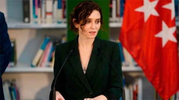 La presidenta de la Comunidad de Madrid