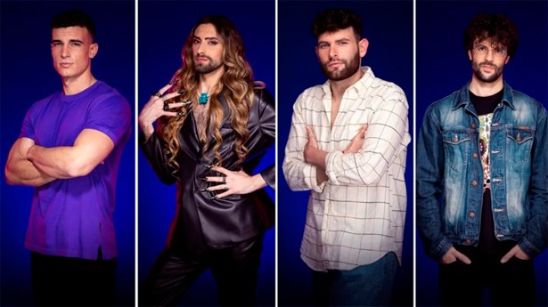 Los cuatro nominados de esta semana. (Foto: Telecinco)