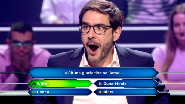 Juanra Bonet conduce de forma perfecta ¿Quién quiere ser millonario?. (Foto: Antena 3)