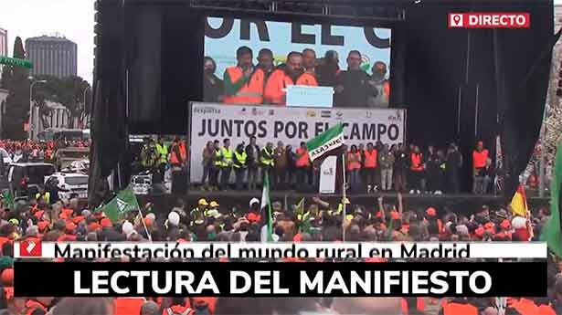 Histórica marcha en Madrid pidiendo la dimisión de Pedro Sánchez. (Foto: Telemadrid)