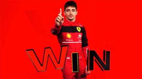 Doblete poderoso con victoria de Leclerc y segundo puesto de Sainz. (Foto: @ScuderiaFerrari)