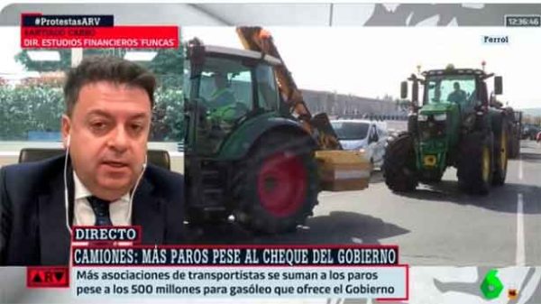 Se agrava la huelga del transporte. (Foto: La Sexta)