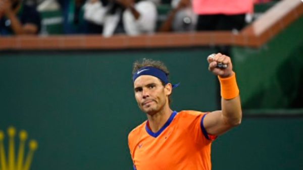 Sus fan esperan volver a verle pronto sobre la pista y ganando. (Foto: @BNPPARIBASOPEN)