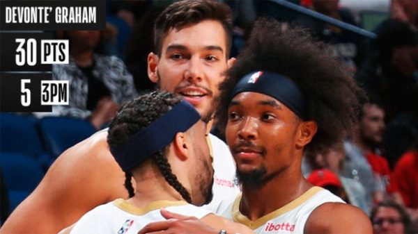 La alegría de Willy y sus compañeros. (Foto: @NBA)