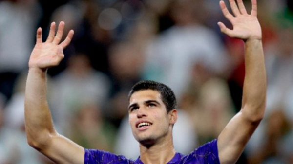 Carlos Alcaraz conectó su ace número 200. (Foto: @ATPTour)