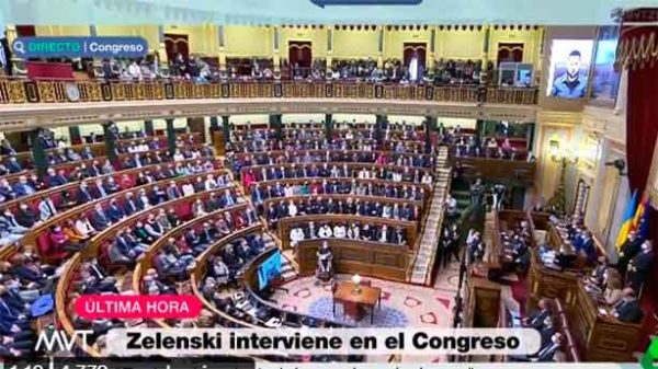 Histórica sesión en el Congreso de los Diputados. (Foto: La Sexta)