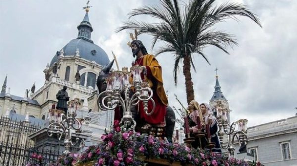 Procesión de "La borriquita" en el Domingo de Ramos de Madrid (Foto: Turismo Madrid)