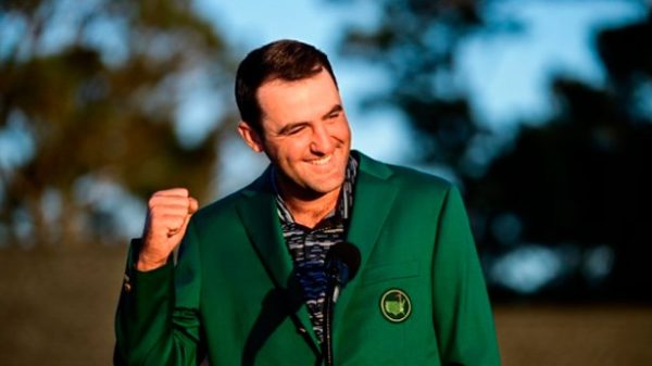 Primeras palabras de Scottie Scheffler luciendo la chaqueta verde en Augusta. (Foto: @TheMasters)