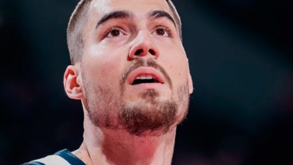 Magnífico final de temporada regular de Juancho Hernangómez. (Foto: @utahjazz)