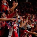 Enorme emoción en el Wanda. (Foto: @Atlético deMadrid)