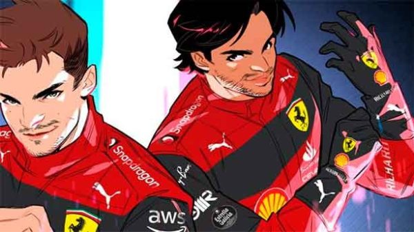 Ferrari renueva a Carlos Sainz hasta el año 2024. (magen: @ScuderiaFerrari)