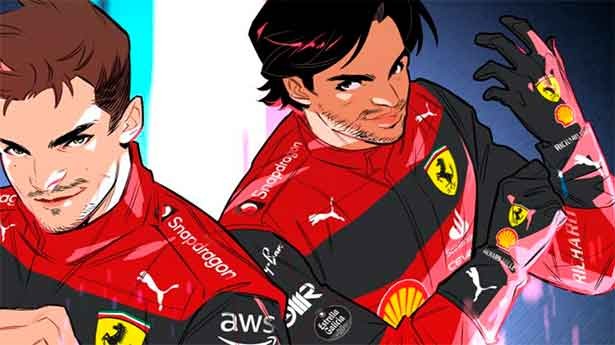 Ferrari renueva a Carlos Sainz hasta el año 2024. (magen: @ScuderiaFerrari)