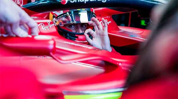 Leclerc y Sainz