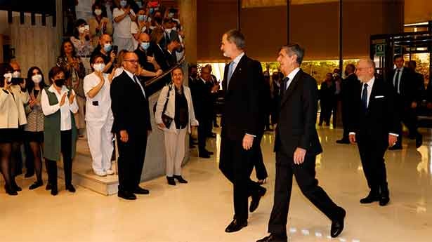 El Rey en su visita al Tribunal Constitucional. (Foto: @CasaReal)