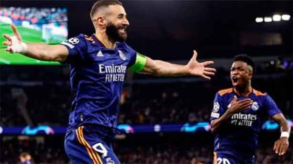 El gol más bello de la carrera de Benzema. (Foto: @RealMadrid)