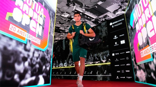 Alcaraz sigue adelante con paso firme. (@MutuaMadridOpen)