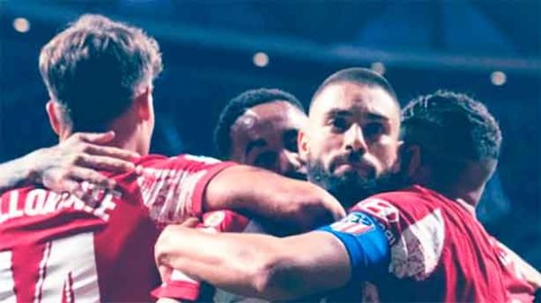 El Atlético de Madrid se acerca al objetivo europeo. (Foto; @LaLiga)