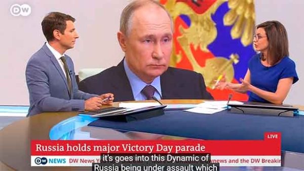 Putin acusó a Ucrania de querer invadir Rusia y tomar Moscú. (Foto: DW)