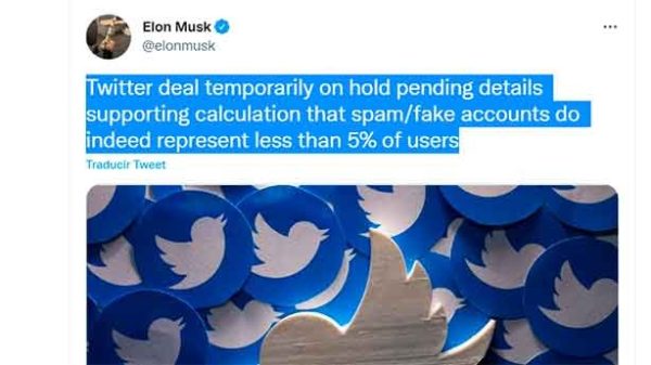 El tuit del horror en un viernes 13. (Imagen: @ElonMusk)