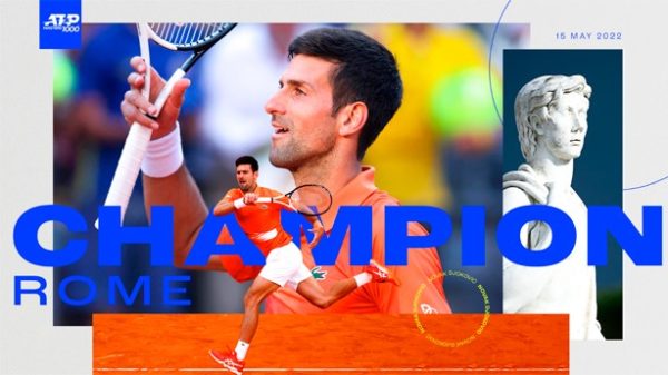 Djokovic se transforma en el campeón más veterano del ATP Masters 1000 de Roma. (Foto: @InteBNLdItalia)