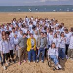 Gran reunión familiar en la playa de Sanlúcar. (Foto: Cecilia Bayonas)