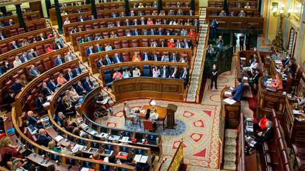 Sánchez incendió la Cámara con su intervención. (Foto: @Congreso)