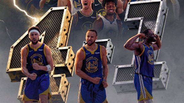 Los Warriors se coronaron como mejores del Oeste. (Foto: @warriors)