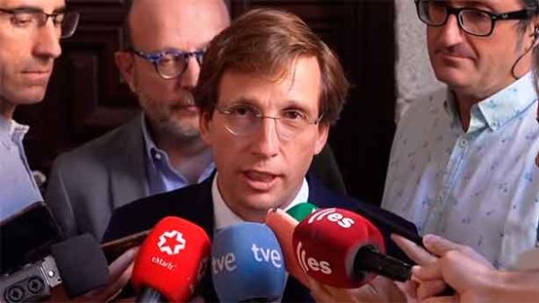 El alcalde confirmó la Operación Champions. (Foto: Telemadrid)