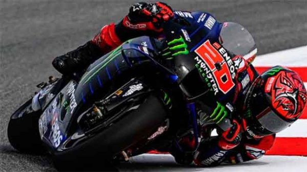 Quartararo arrasó en Montmeló en el monumental despiste de Aleix Espargaró. (Foto: