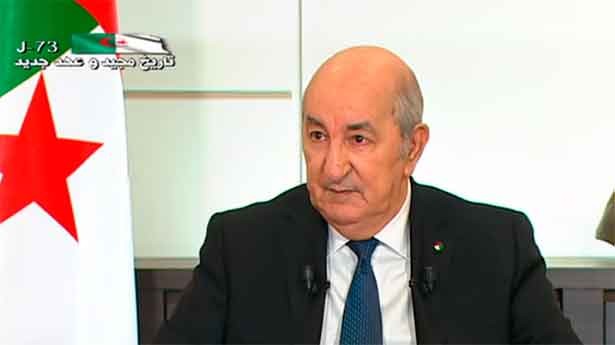 El presidente de Argelia