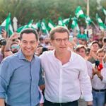 Una marea humana junto a Moreno y Feijóo en los actos de Málaga. (Foto: PP)