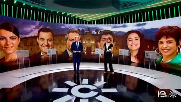 El debate decisivo. (Foto: Canal Sur)