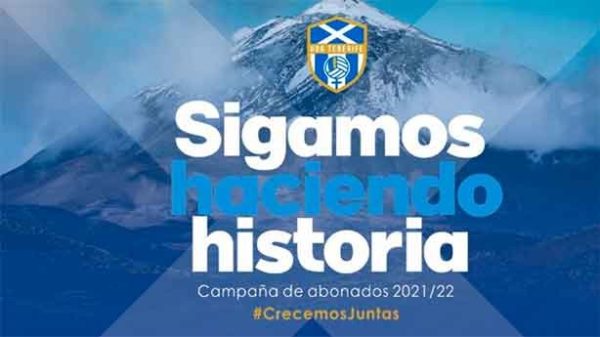 Tenerife quiere seguir escribiendo historia canaria. (Foto: @UDGTenerife)