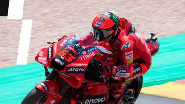 Brillante pole de Pecco Bagnaia. (Foto: @MotoGP)