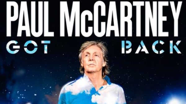 Cartel del Got Back Tour de Paul McCartney. (Foto: Twitter)