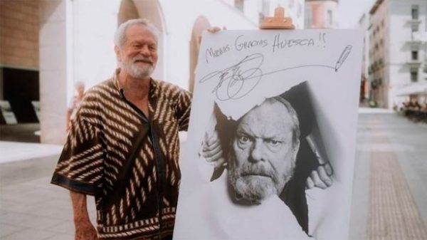 En Aragón se filmó parte de su última película El hombre que mató a Don Quijote. (Foto: cortesía Festival de Cine)