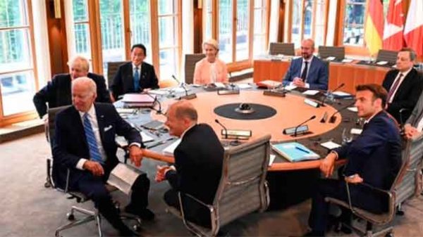 Importante segunda sesión del G-7 sobre China. (Foto: @vonderleyen)