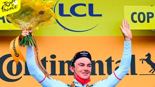 El belga Yves Lampaert dio la sorpresa en Copenhague. (Foto: @LeTour)