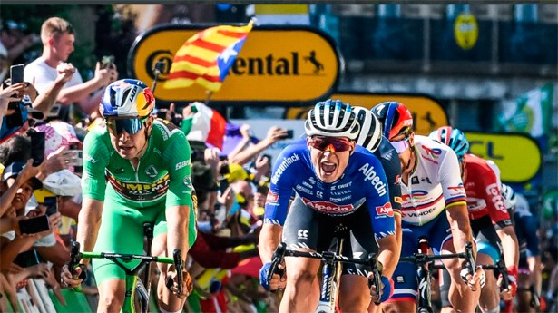 Jasper Philipsen se impuso en Carcasonne. (Foto: @LeTour)