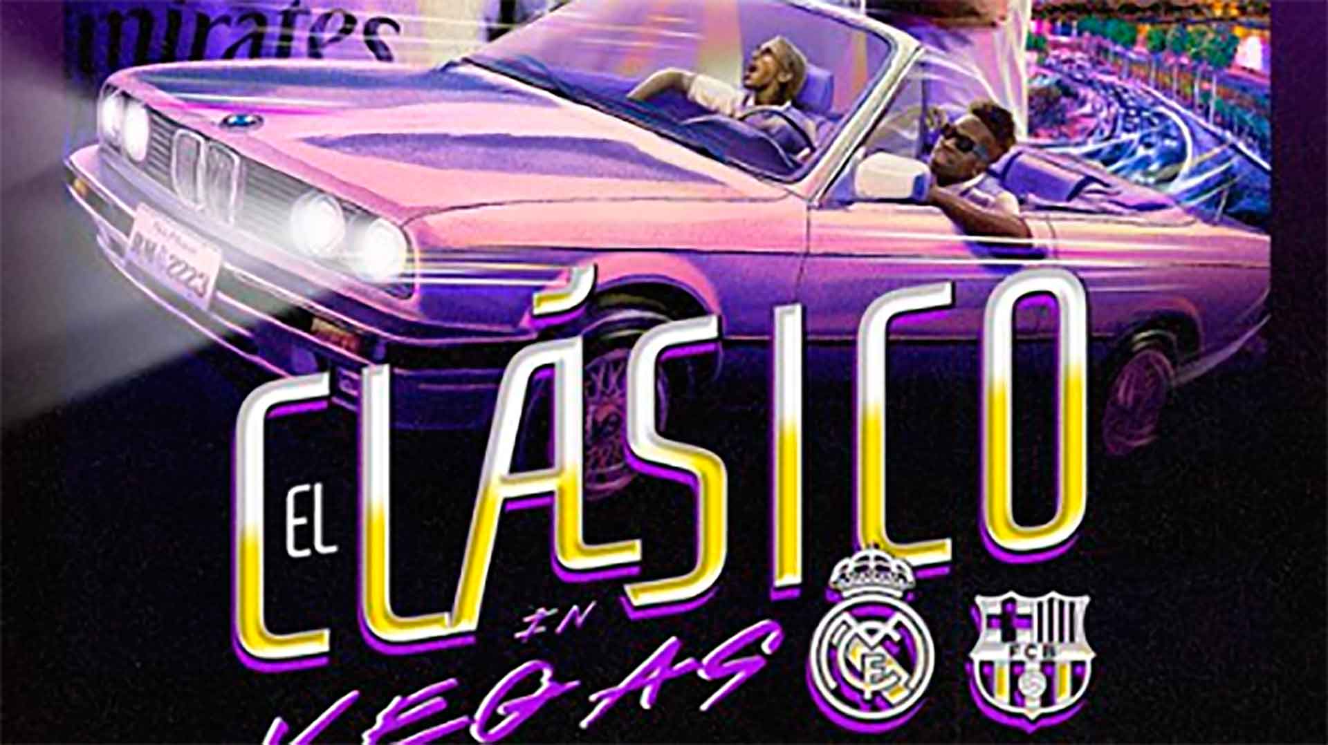 Antonio Rüdiger, Aurelien Tchouameni y Robert Lewandowski en el Clásico de Las Vegas
