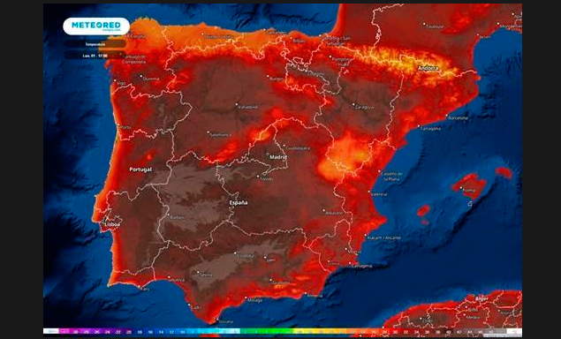 El mes de agosto podría arrancar con otra ola de calor en España