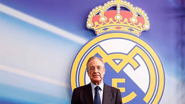 Florentino, orgulloso de igualar la marca con el  AC Milan y el FC Barcelona