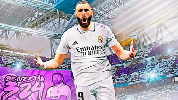 Karim Benzema marca en la Supercopa de Europa y supera los 323 goles de Raúl