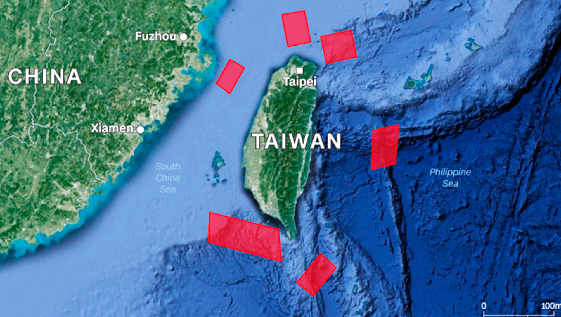 900 vuelos desviados por el ataque con misiles lanzado por Xi Jinping sobre la isla de Taiwán