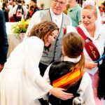 Isabel Diaz Ayuso en el día grande en Madrid de la fiesta de la Virgen de la Paloma