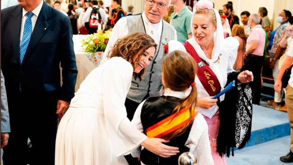 Isabel Diaz Ayuso en el día grande en Madrid de la fiesta de la Virgen de la Paloma Isabel Diaz Ayuso en el día grande en Madrid de la fiesta de la Virgen de la Paloma