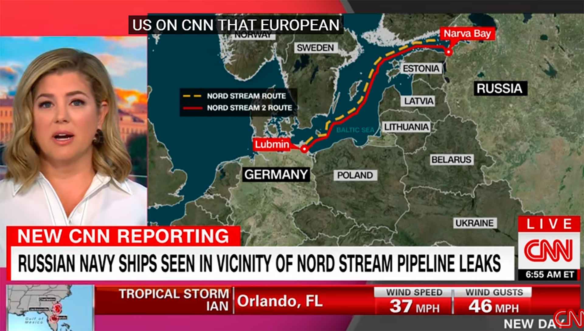 La pista de un ataque naval del Kremlin contra el oleoducto Nord Stream
