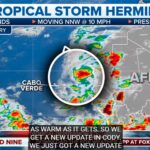 Todas las islas de Canarias en alerta roja al pasar la depresión Ten a ciclón tropical Hermine